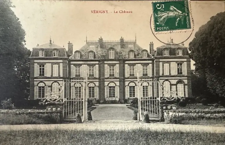 Carte postale ancienne du château de Vérigny
